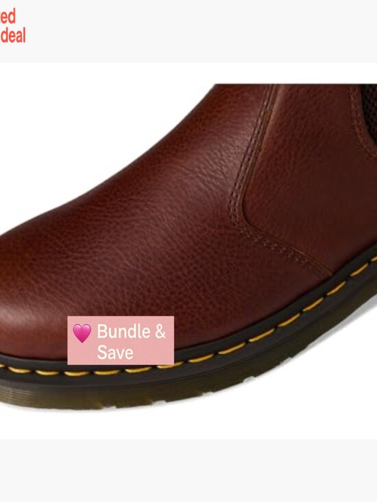 Chelsea Boots - Dr. Martens 2976 Unisex Ambassador Leather Pull-On Ankle Boots main image 6